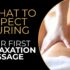 what to expect during your first relaxation massage