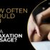 how often should you get a relaxation massage - gold pro massage-